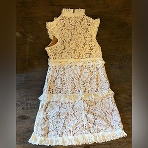 Impressions Online Boutique Upper East Elegance Lace Mini Dress